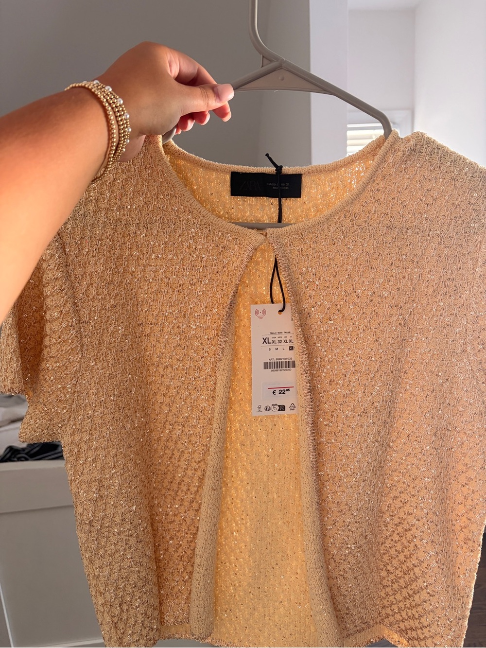 Zara sequin knit cardigan - Picture 3 of 5